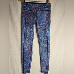 Lululemon Speed Tight VStrive Multi Black Size 6- Rare